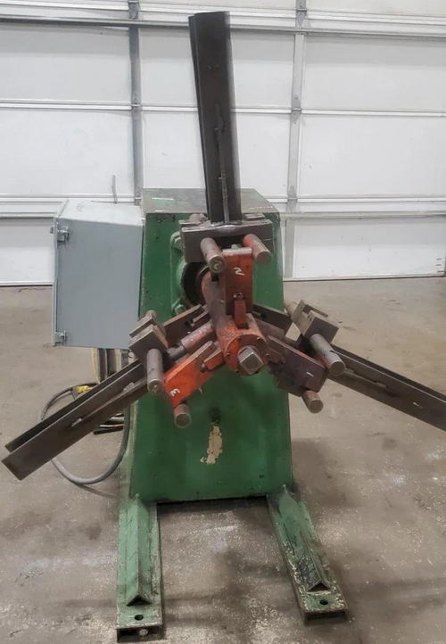 4,000 Lb DURANT Motorized Uncoiler, 16 to 20 ID, 60 OD, 24 Width