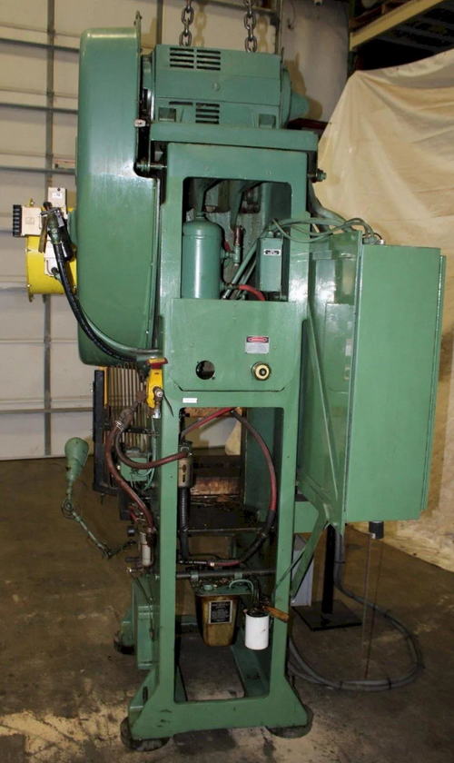 32 Ton MINSTER Gap Frame Press, 3 Str, 12 SH, 2.25 Adj, 24 x 16 Bed
