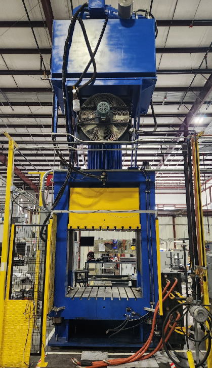 600 Ton MAGNUM Hydraulic Press, 42 Str, 54 Dylt, 60 x 48 Slide, 100 HP