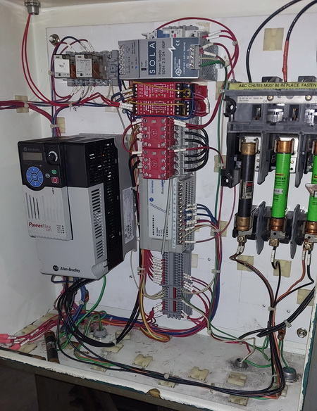 5/8 2-Plane Straightener, 12-Roll, 1-3/4 Shaft, 4 Dia Work Rolls, 7-1/2 HP