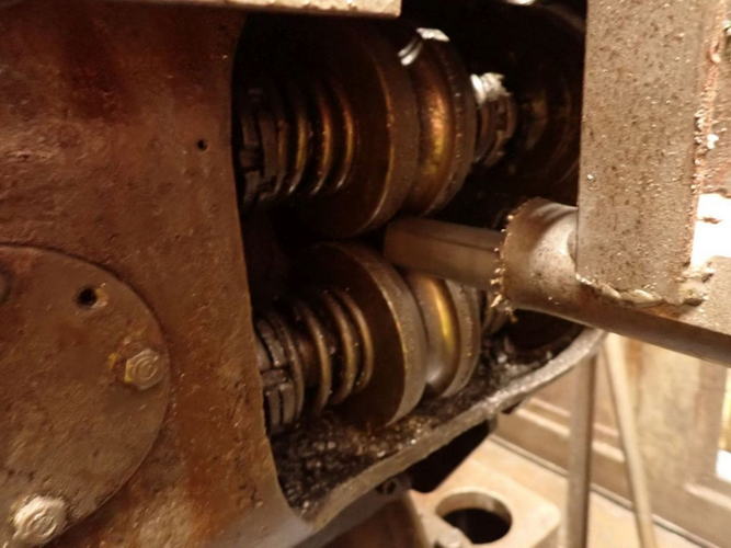 2 ABBEY ETNA 208 Swager with Entry/Exit Feed, 2-9/16 Spdl Hole, 25 HP