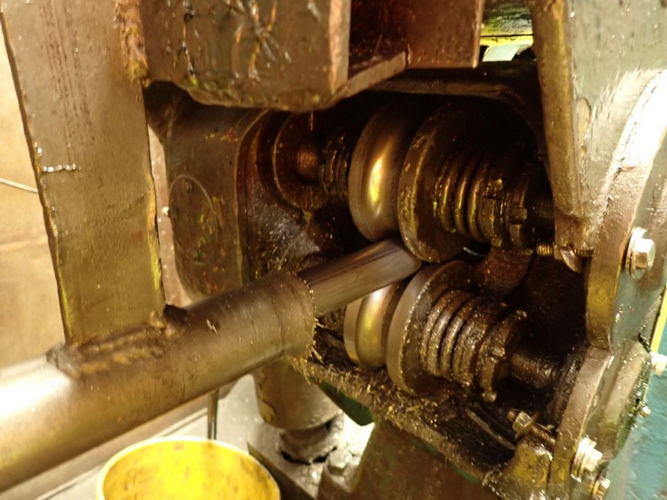 2 ABBEY ETNA 208 Swager with Entry/Exit Feed, 2-9/16 Spdl Hole, 25 HP