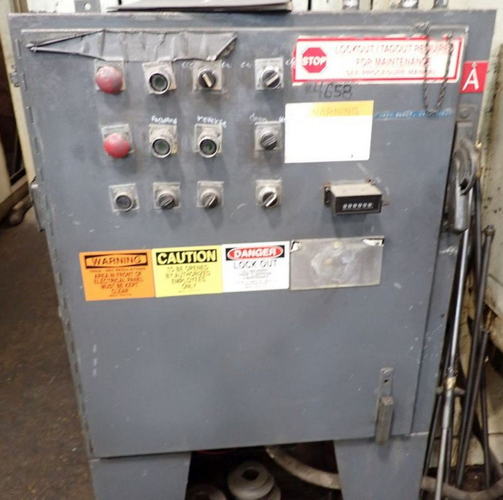 2 ABBEY ETNA 208 Swager with Entry/Exit Feed, 2-9/16 Spdl Hole, 25 HP