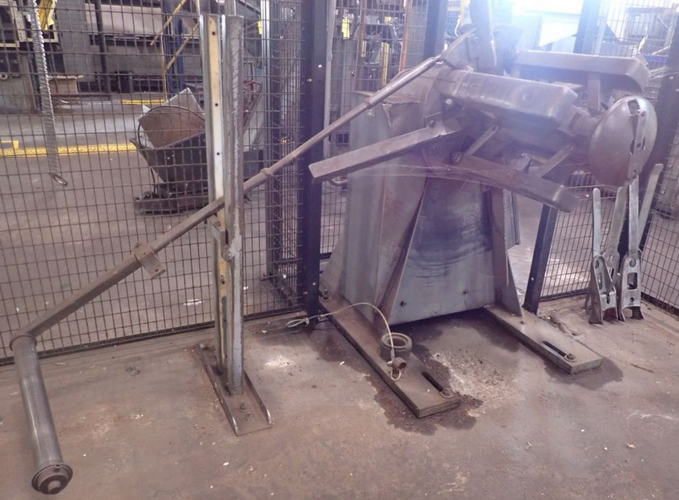 6,000 Lb LITTELL Motorized Uncoiler, 15 to 20 ID, 60 OD, 20 Width