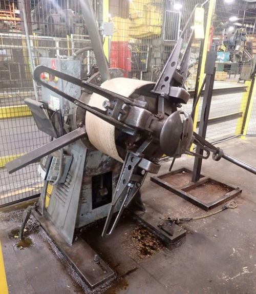 6,000 Lb LITTELL Motorized Uncoiler, 15 to 20 ID, 60 OD, 12 Width
