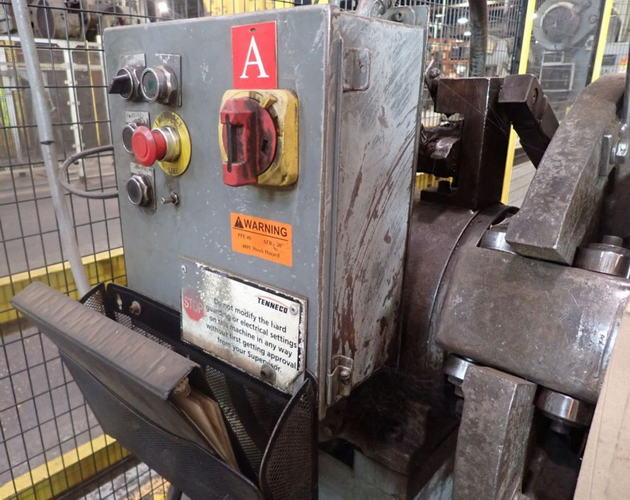 6,000 Lb LITTELL Motorized Uncoiler, 15 to 20 ID, 60 OD, 12 Width