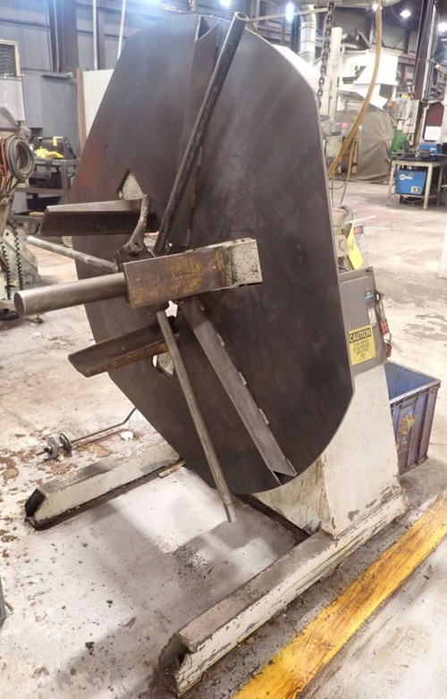 4,000 Lb PA INDUSTRIES Motorized Uncoiler, 11 to 24 ID, 64 OD, 12 Width