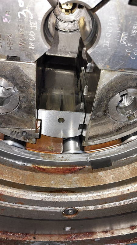 2-1/4 FENN 4F2 Swager, Near New Condition, 3-1/8 x 3-1/2 x 2-1/4 H Die, 10 HP