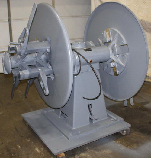 2,500 Lb LITTELL Double End Uncoiler, 15 to 20 ID, 48 OD, 14 Width