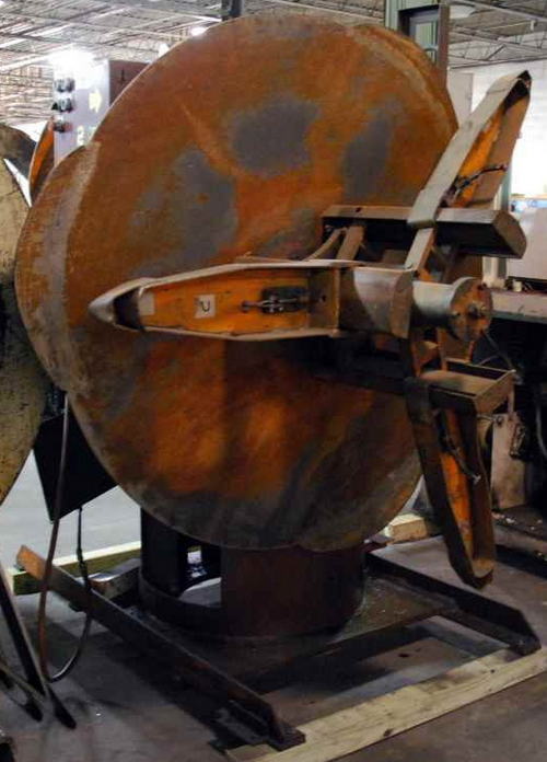 4,000 Lb DALLAS Double End Uncoiler, 15 to 20 ID, 60 OD, 18 Width