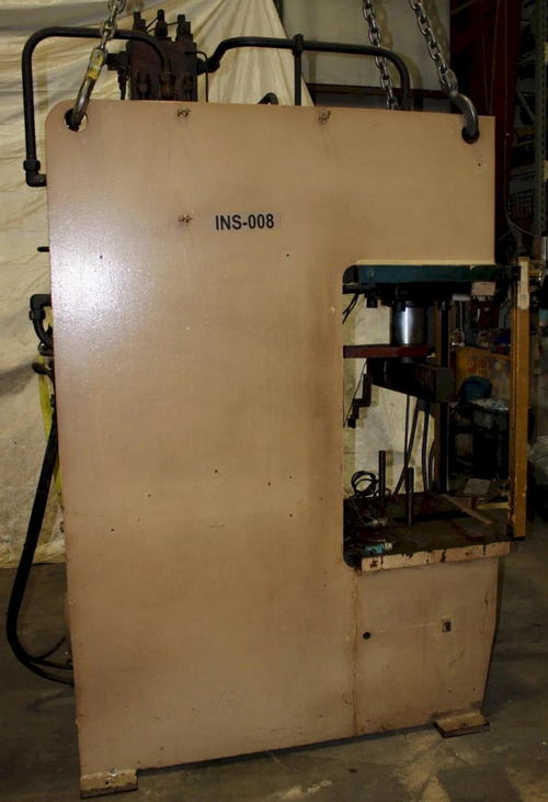 50 Ton PH Hydraulic Press, 24 Str, 30 Dylt, 30 x 27 Bed, 20 HP