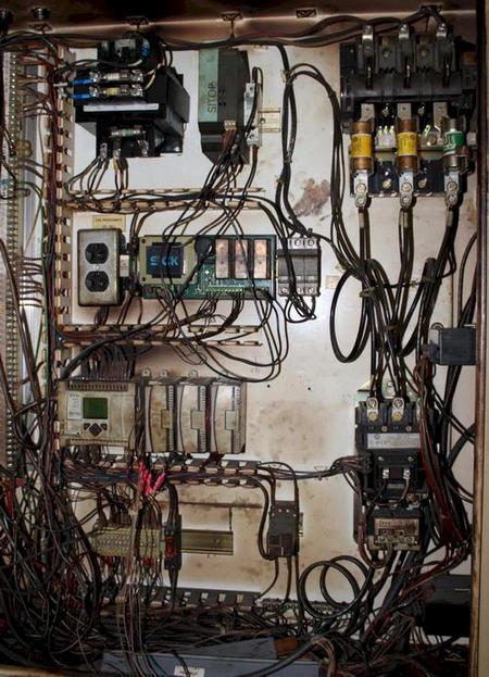 50 Ton PH Hydraulic Press, 24 Str, 30 Dylt, 30 x 27 Bed, 20 HP