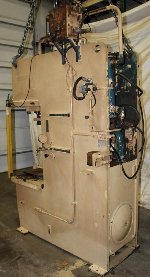 50 Ton PH Hydraulic Press, 24 Str, 30 Dylt, 30 x 27 Bed, 20 HP