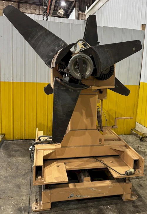 4,000 Lb CWP Double End Uncoiler, 13.5 to 17.5 ID, 60 OD, 18 Width