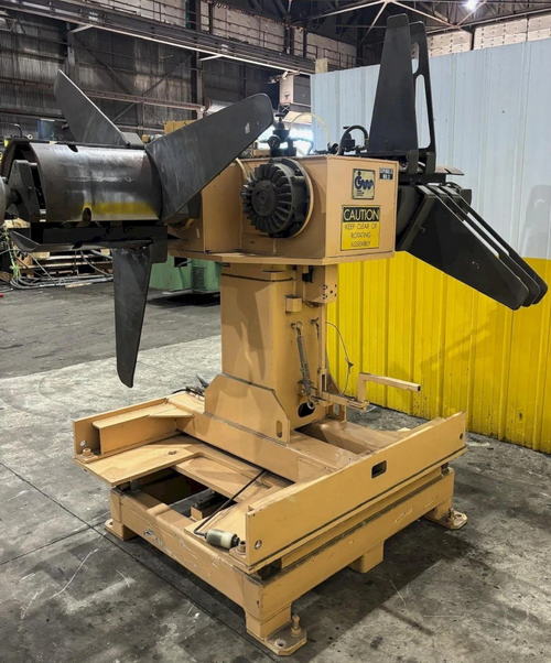 4,000 Lb CWP Double End Uncoiler, 13.5 to 17.5 ID, 60 OD, 18 Width