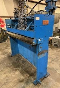 .075 x 72 RED BUD Shear, 50 Passline, (2) Hydraulic Cylinders
