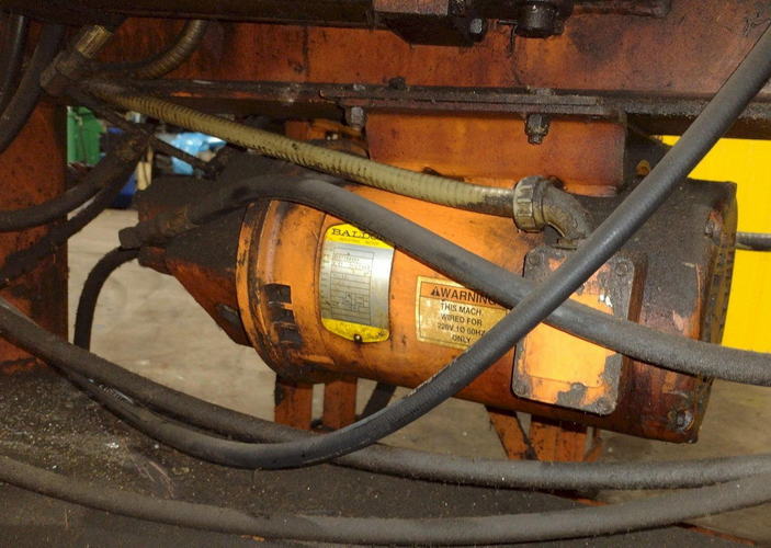 3 HUTH Model 2007 Hydraulic Ram Type Tube Bender & End Former, 5 HP