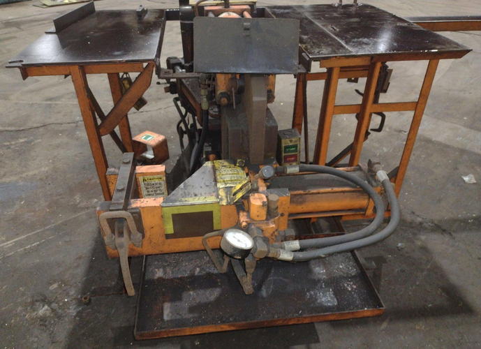 3 HUTH Model 2007 Hydraulic Ram Type Tube Bender & End Former, 5 HP