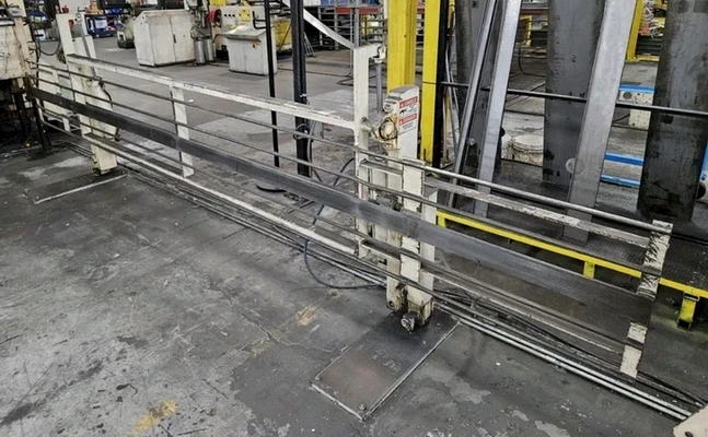 PRE Thread-Up Table, 20' Long, 36 Wide, Pneumatic Lift